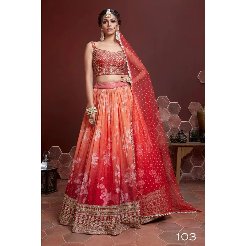 

Pakistani Bridal Designer Wedding Lengha Party wear Women Indian Lehenga Choli