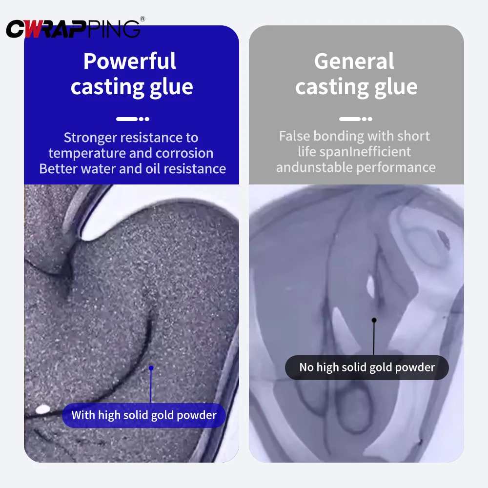 High-Strength Multi-Material Repair Adhesive - Heat Resistant Sealant for Metal, Plastic, & Wood