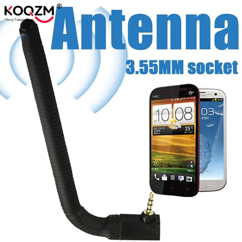 Cell Phone Signal Booster Antenna 6dBi Portable 3.5mm Jack Amplifier Tool