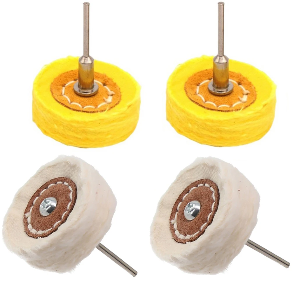 

4PCS 50mm Polishing Cloth Wheel Brush Head Grinder Buffing Accessory Rotary Tool Polish Pad For Grinder Power Tool Accessories