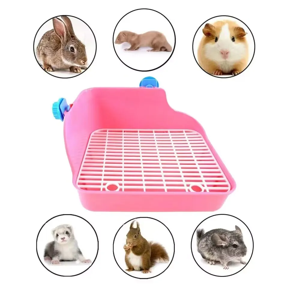 Rectangle Animal Pet Cat Rat Rabbit Pee Potty Trainer Litter Tray