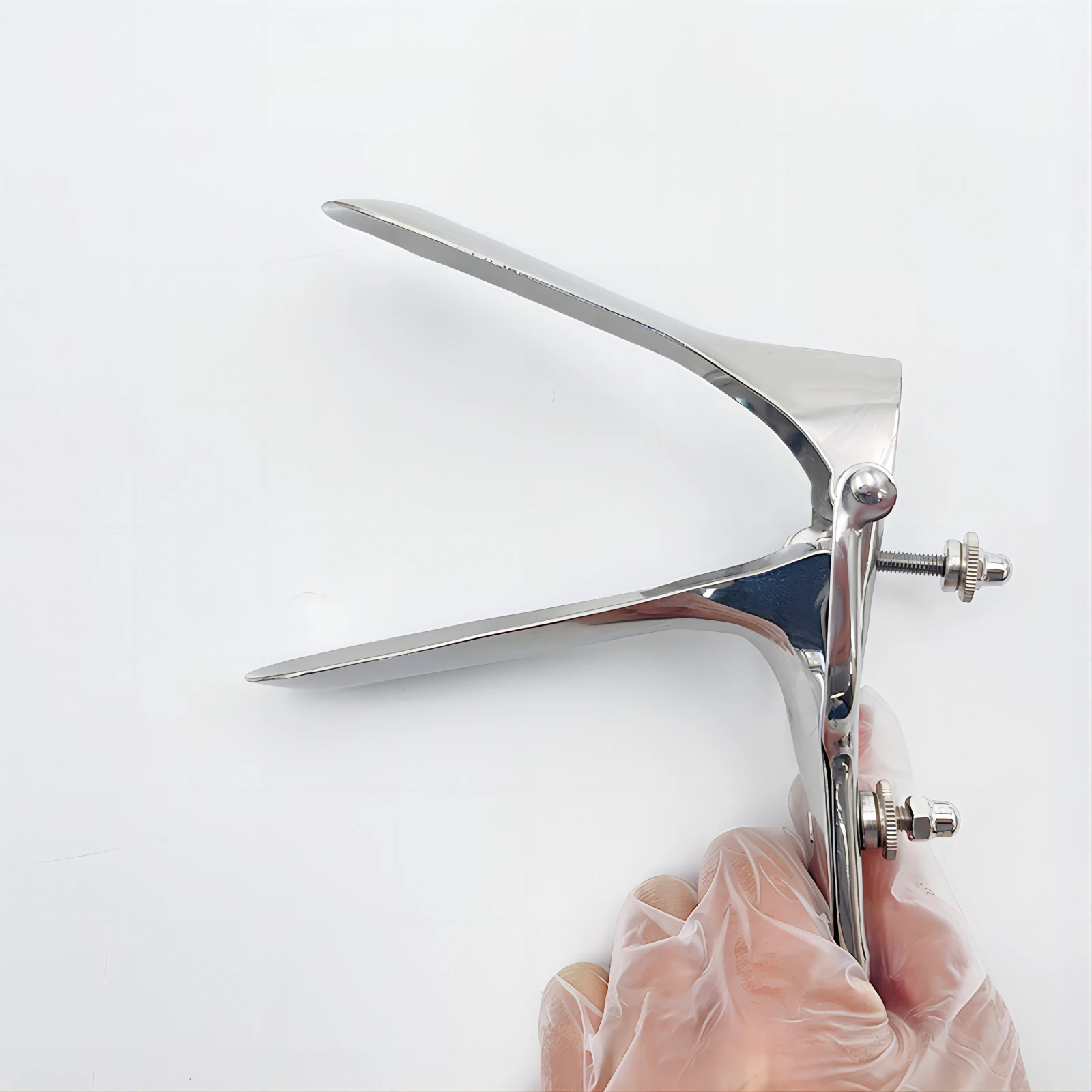 Medical Themed Toys Stainless Steel Expansion Vaginal Voyeuristic Device Vaginal Dilators Colposcope Speculum Anal Sex Products