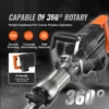 VEVOR Demolition Jack Hammer 2200W Jack Hammer Concrete Breaker 1350 BPM Heavy Duty Electric Jack Hamme 4/2pcs Chisels Bit 6