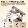 Stand Mixer, 9.5 Qt. 660W 10-Speed Electric Kitchen Mixer with Dishwasher-Safe Dough Hooks, Flat Beaters 4
