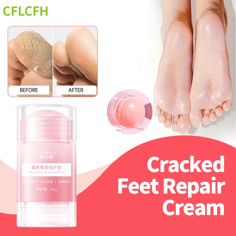 

Anti Crack Foot Cream Heel Cracking Mask Drying Cracked Peeling Feet Repair Hand Dead Dry Skin Removal Moisturizing Care 40g