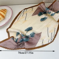 70cm Small Shawl Wraps Fashion Vintage Pleated Silk Neck Scarf Crinkle Square Silky Neck Scarves Peony Flower Print Hair Scarf 2