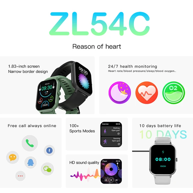 Smart Watch Bluetooth Calling (Answer/Make Call) 42mm Touch Screen for Men Women, 100 Sports Modes Fitness Tracker with Heart Rate Monitor Blood