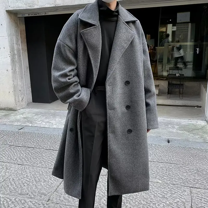 

Long Men's Coats Winter Clothes for Men Coat Long Padding Jackets Windbreaker Men´s Overcoat Parkas Korean Luxury Clothing 2024