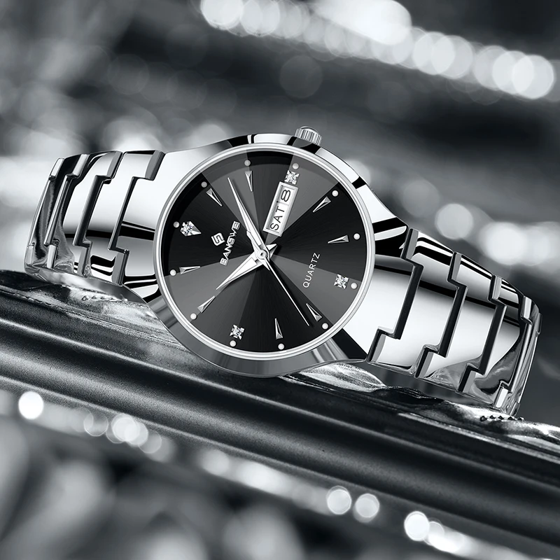 BANGWEI New Fashion Ladies Quartz Watches Simple Elegant Week Date Waterproof Watch For Women's Sports Luminous Chronograph