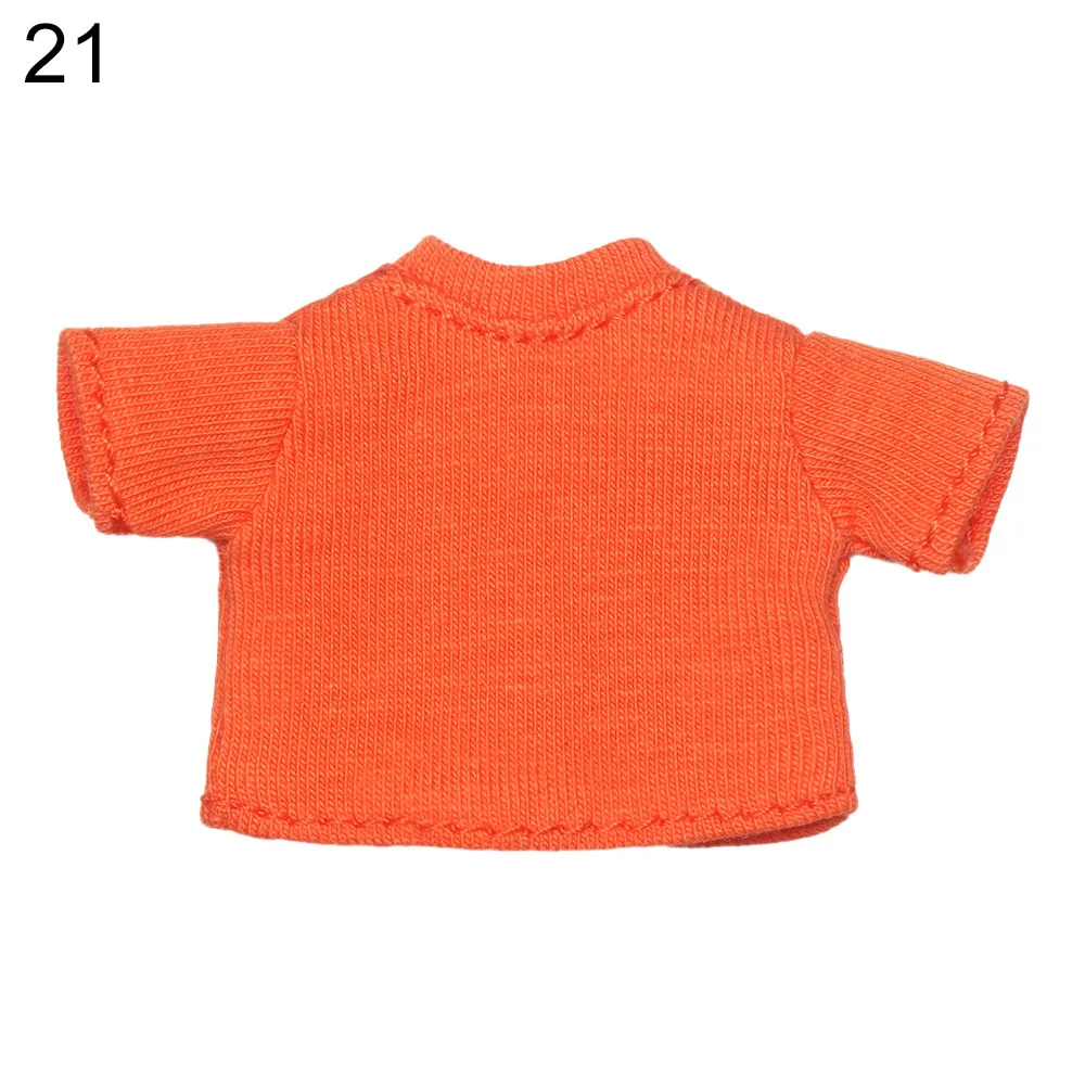 Doll Clothes Suits Stripe Shirt for 1/12 BJD Doll Clothes OB11 Doll T-shirt 1/11 Doll Panties Doll Cotton Socks Doll Accessories