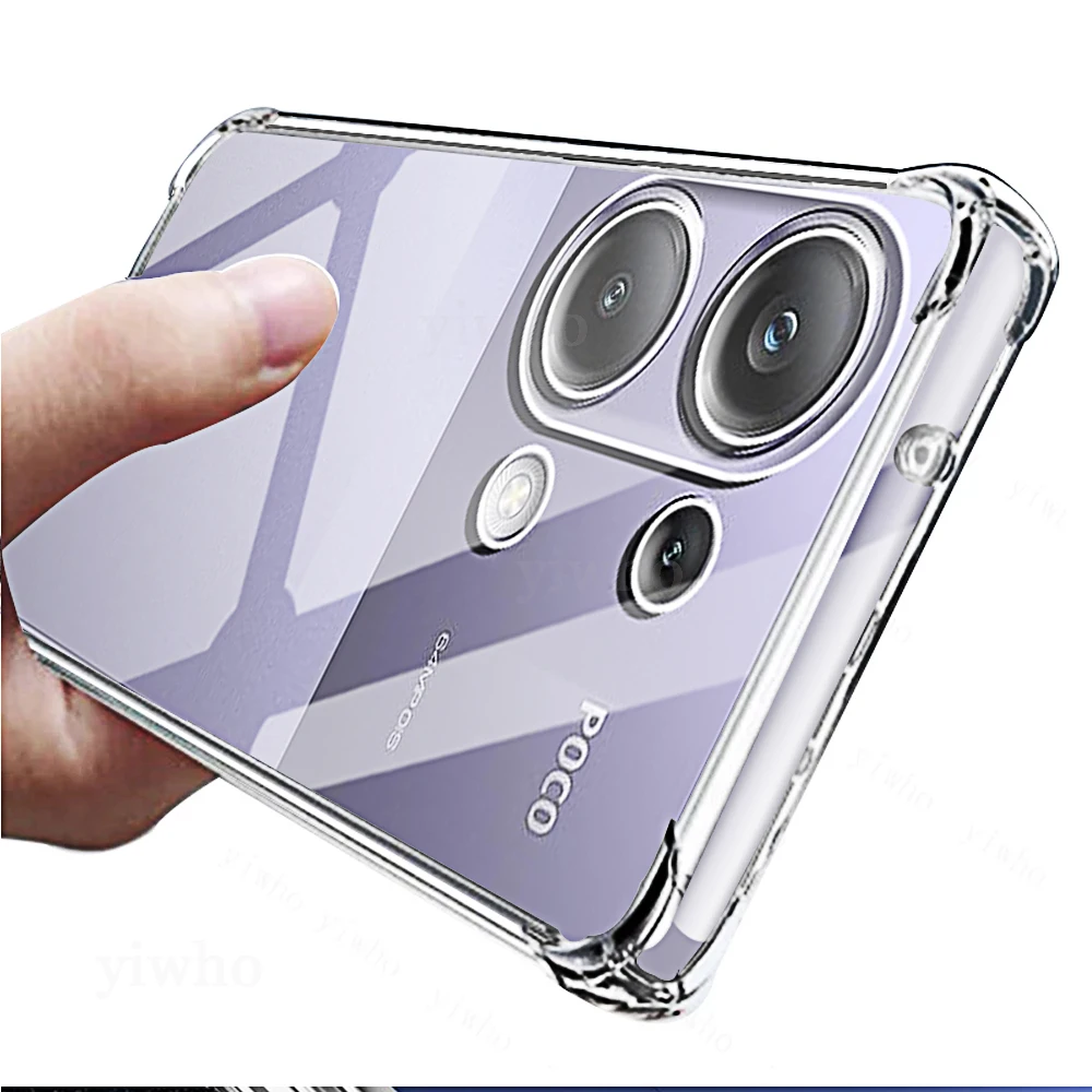 Durable Transparent Clear Silicone Soft TPU Shockproof Phone Case