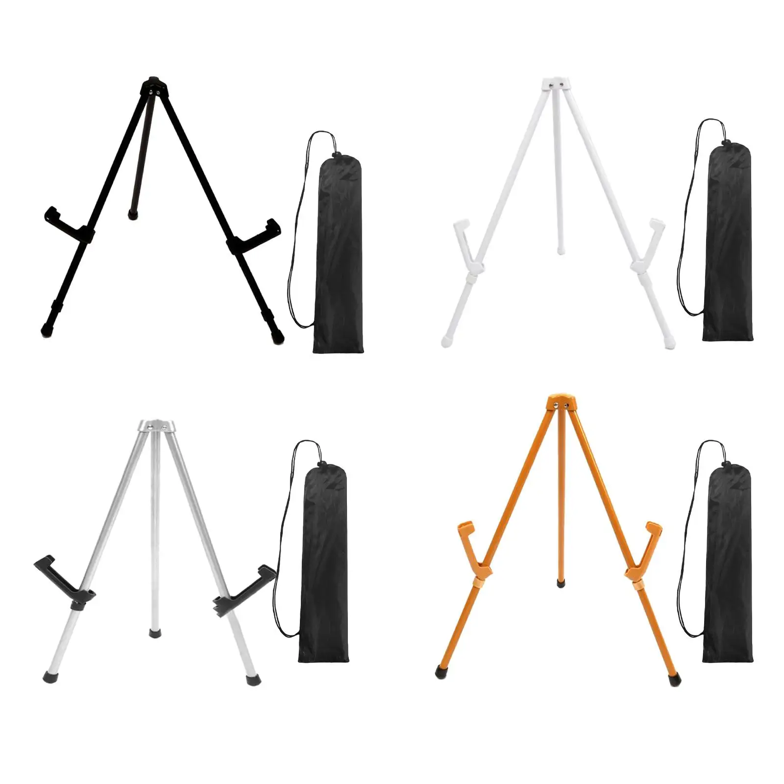 

Tripod Display Easel Stand Folding Easel Drawing Easels Non Slip Table Easel for Wedding Cemetery Collapsible Photo Frame Holder