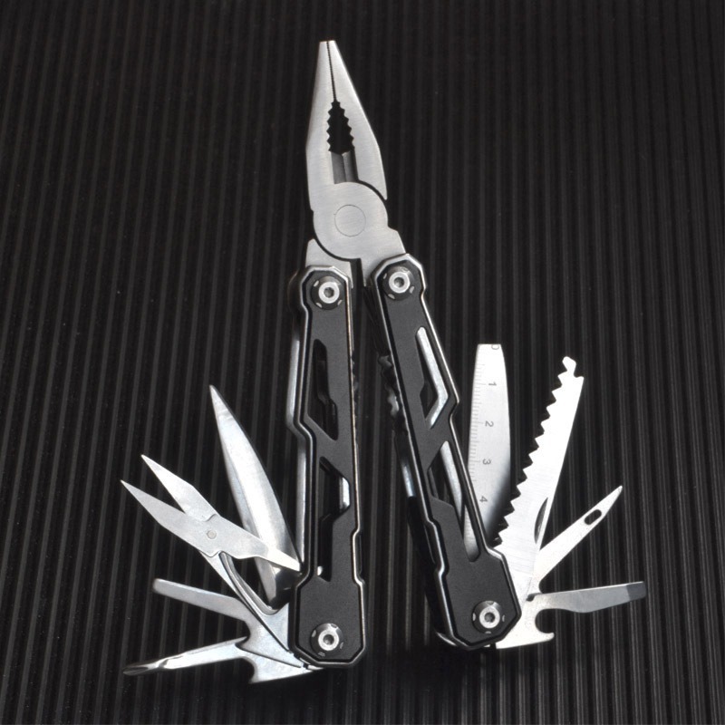 New with Scissors Multifunction Pliers Stainless Steel Tool Pliers Outdoor Folding Knife Pliers 16 in 1 Multi-purpose Pliers