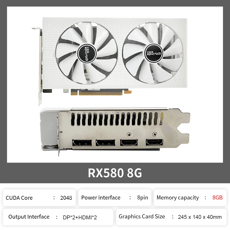 Rx 570 8gb Xfx Hash Rx 580 2023 Hot AMD RX580 8GB 2048SP