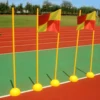 Training Marker Football Sign Pole Agility Marker Drop Resistant Obstacle Bar for Basketball Soccer Training Sports Outdoor 6