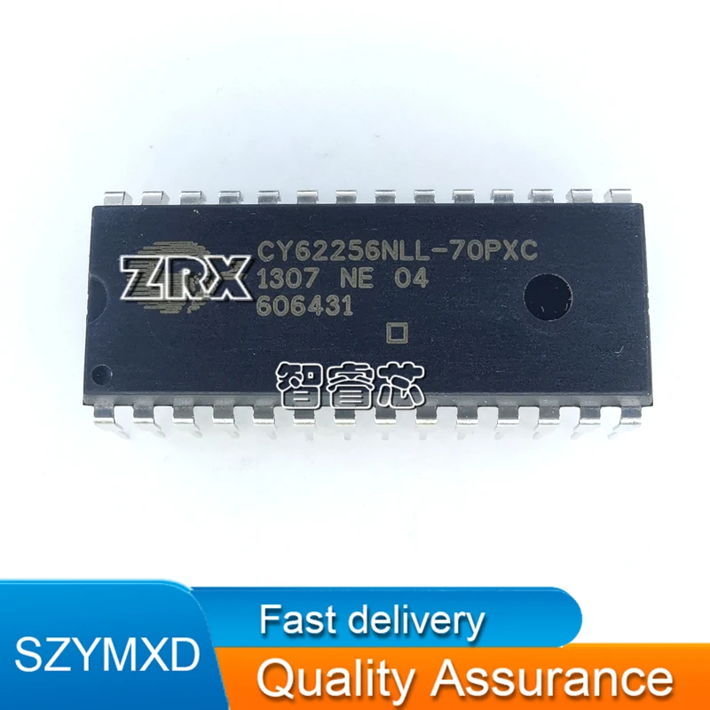 

2Pcs/Lot New Original CY62256NLL-70PXC CY62256NLL-70 Inline DIP-28 Static Memory