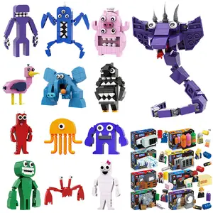 Creativity Rainbow Friends KB300 Building Blocks Doll 7IN1 Blue Green  Orange Purple Red Game Scene Kid DIY Puzzle assembly Gifts Toys