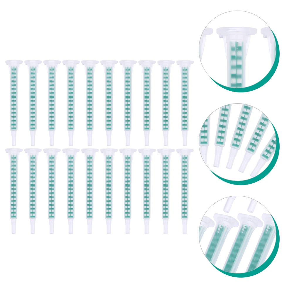 

30pcs Epoxy Mixing Nozzle Tip Resin Mixer Adhesive Nozzles for Mixing Use