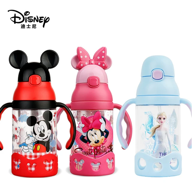 Disney Mickey Mouse Water Bottle  Water Bottle Mickey Minnie - Disney  Cartoon Kids - Aliexpress