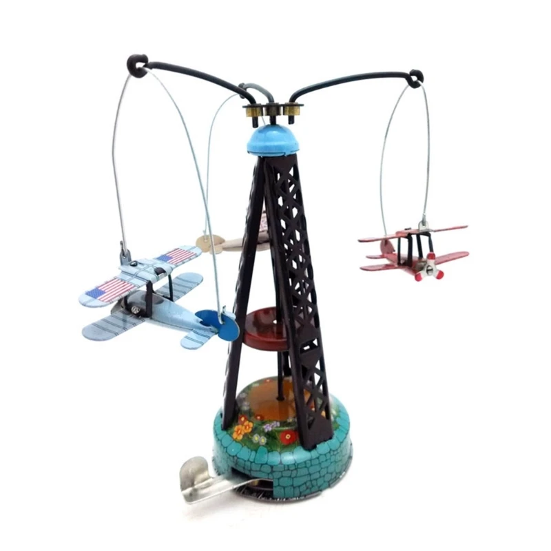 

Creative Aircraft Desk Decoration Home Offices Collectible Figurine Tinplate Toy Drop Shipping