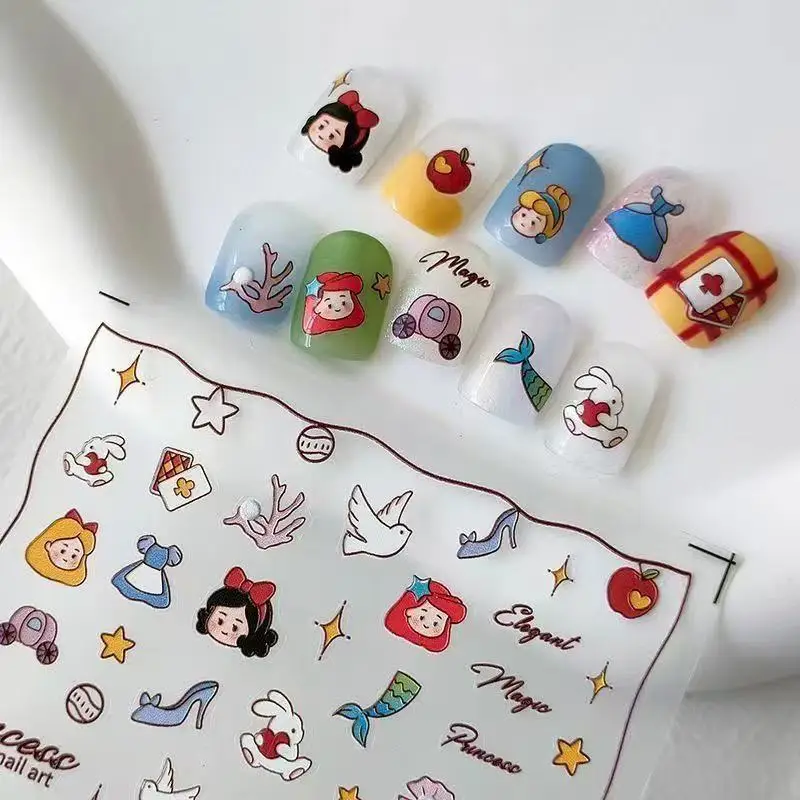 Cartoon Cute 3D Nail Art Sticker