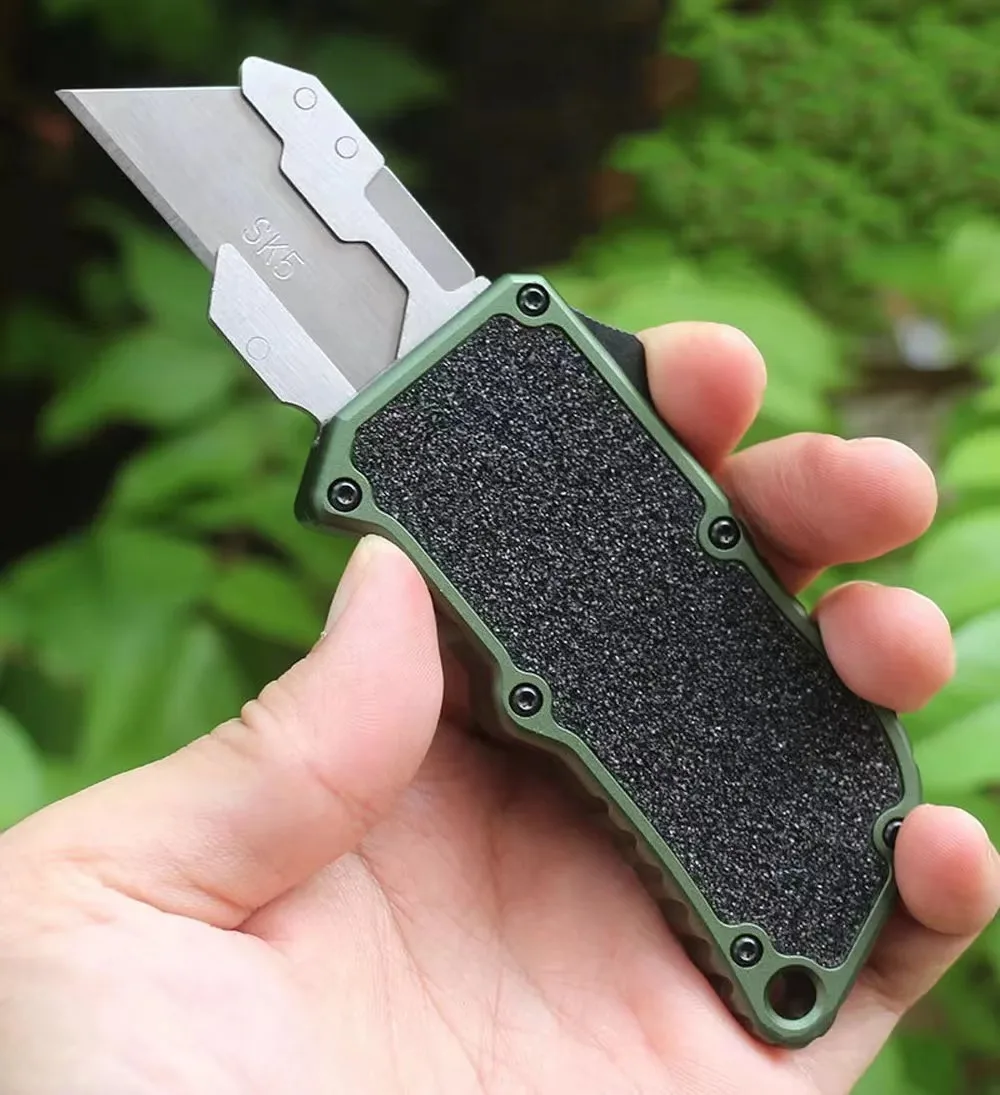 Hohe Qualität SK5 Klinge Utility Messer Luftfahrt Aluminium Griff EDC Outdoor Camping Multitool Werkzeug Papier Cutter Fünf Klinge – Detail 1