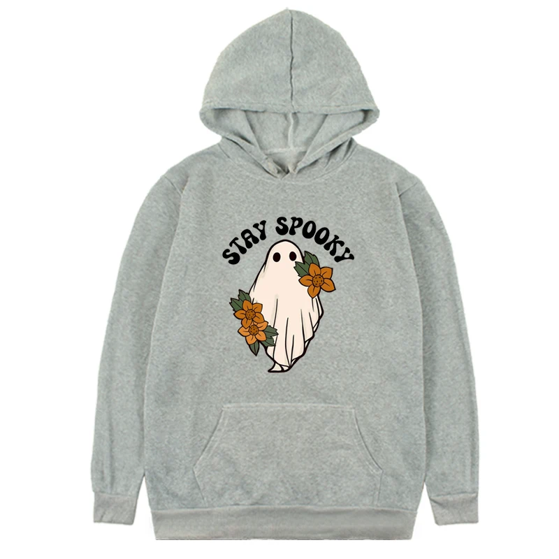 

Spooky Sweatshirt Halloween Hoodies Women Halloween Gift Spooky Season Clothes Ghost Halloween Hoodies m