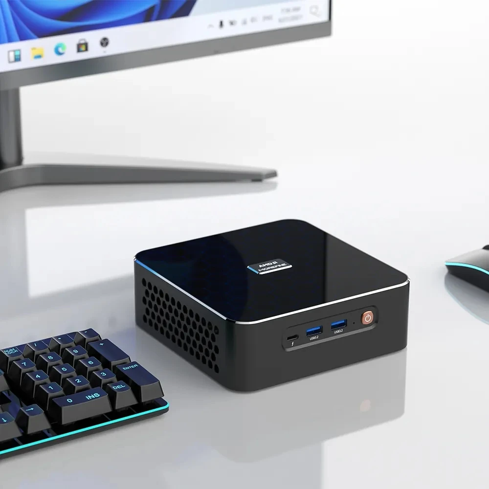 Topton M600 AMD Rzyen 9 8945HS Mini PC Gamer Radeon 780M 2xDDR5 2xPCIe4.0 Max 4TB Dual 2.5G LAN Gaming PC Computer WiFi6 BT5.2 5