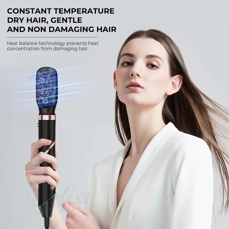 Multi-in-one High-speed Blower Household Hot Air Comb Negative Ion Hair Dryer Salon High Power  Haarborstel  Расческа Для Волос 4