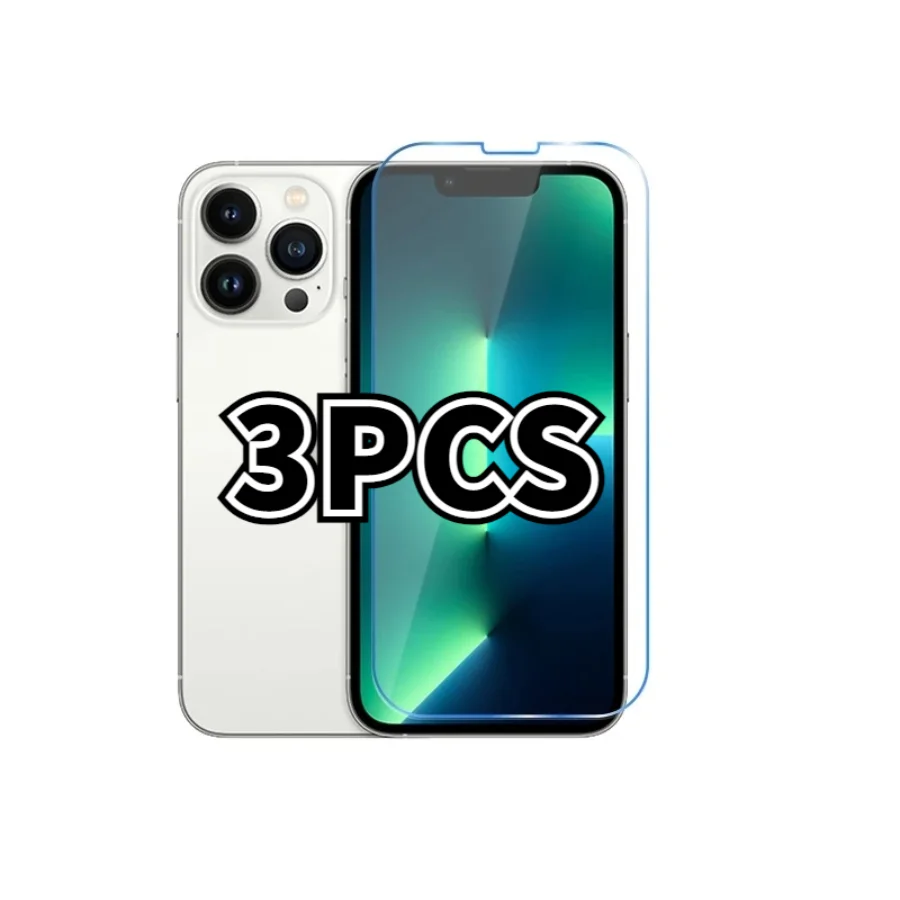 

Защитное стекло, закаленное стекло 2.5D 9H для iPhone 15 14 Pro Max 11 13 12 X XR XS Max 7 8Plus SE 2 SE 3, 3 шт.