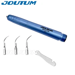 Ultrasonic Dental Air Scaler with Three Cleaning Tips - Vibrant Teeth Whitening Handpiece (BLUE - 2H)