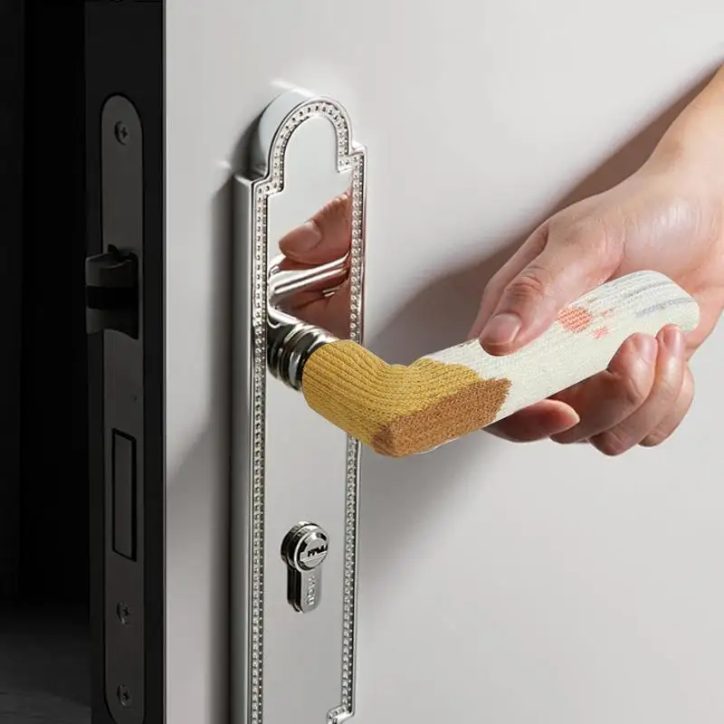 Door Handle Protector Anti-Collision Door Levers Handle Cover Knob Safety Cover Decorative Safety Covers