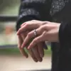 Fansilver S925 Sterling Silver Rings for Women Men 18K White Gold Plated Tarnish Resistant Tarnish Stackable Rings Wholesale 5