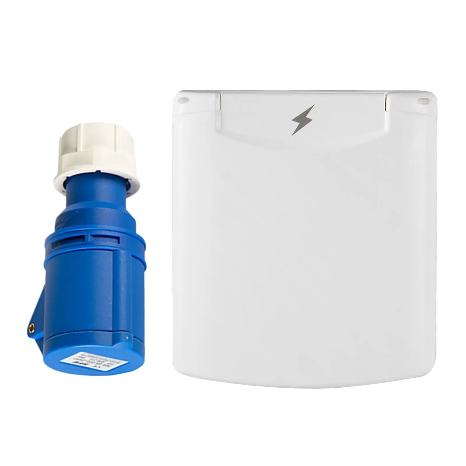 

RV External Power Plug and Socket with Cover IP44 Fit for Outdoor