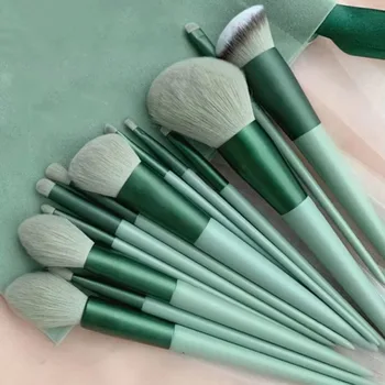 Set di pennelli per trucco professionale con setole morbide e resistenti per un facile trasporto e conservazione Set completo di strumenti di bellezza