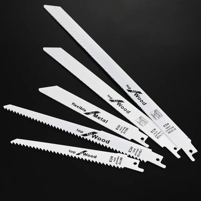 1pc Jig Saw Blades Coarse And Fine Teeth Reciprocating Sawblade For Wood Plastic Soft Metal Cutting Power Tools Accessories jig saw blades reciprocating saw blades