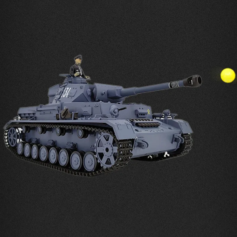 Henglong 38591/16 Simulation German Iv F2 Remote Control Medium Tank Support Multi Functional Battle Model Car Children's Toy 3