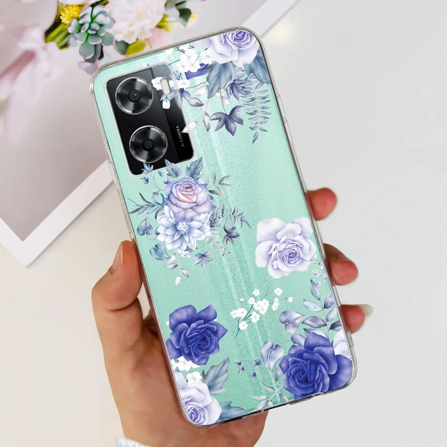Für Oppo A57s A57e A77s 4G Fall Capa Silikon Lackiert Weiche Schwarz Abdeckung für Oppo A57 A77 4G 2022 Abdeckung TPU Coque Schutzhüllen – Detail 5