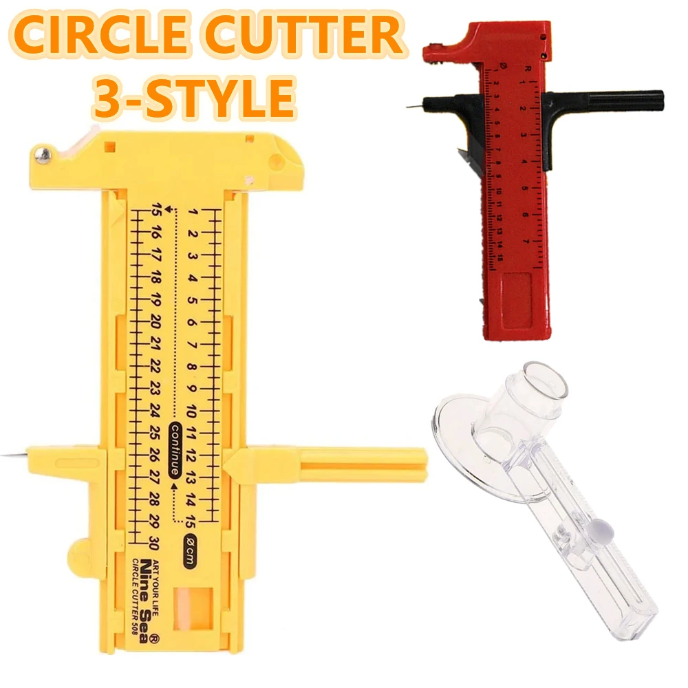 Adjustable Badges Button Making Round Cutting Tool Circle Cutter Badge Button Making Tool Cutting Knife Photo Paper Model Circle