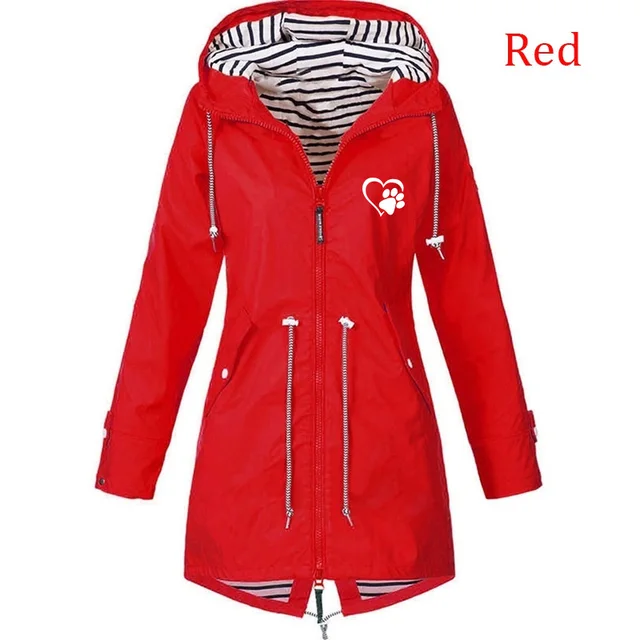 스타일과 실용성을 겸비한 여성용 방수 캐주얼 코트