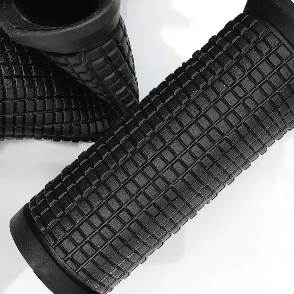 Bike Handlebar Grips Pair For Twists Shifters Bicycle HandleBar Grip Cycling Replacement Parts Bikes Parts 75mm TPR-Rubber Grip