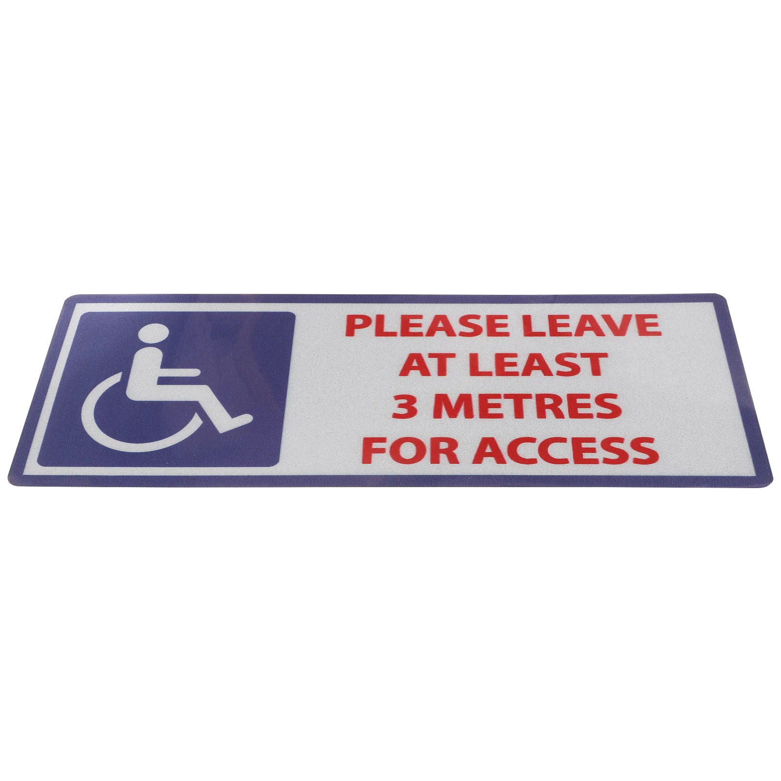 High Adhesive Warning Stickers Safety Signs Roadway Traffic Signal Decals Disability Symbols Keep Away handicap Car Sign