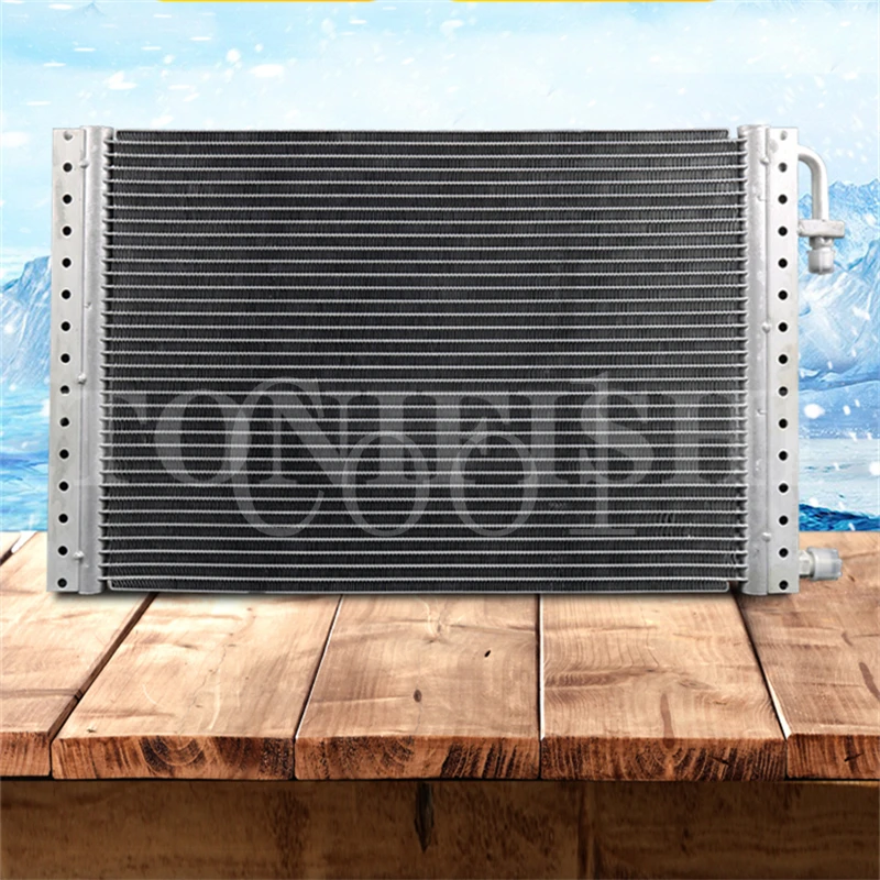Car air conditioning condenser modified truck agricultural vehicle excavator forklift loader with cooling mesh