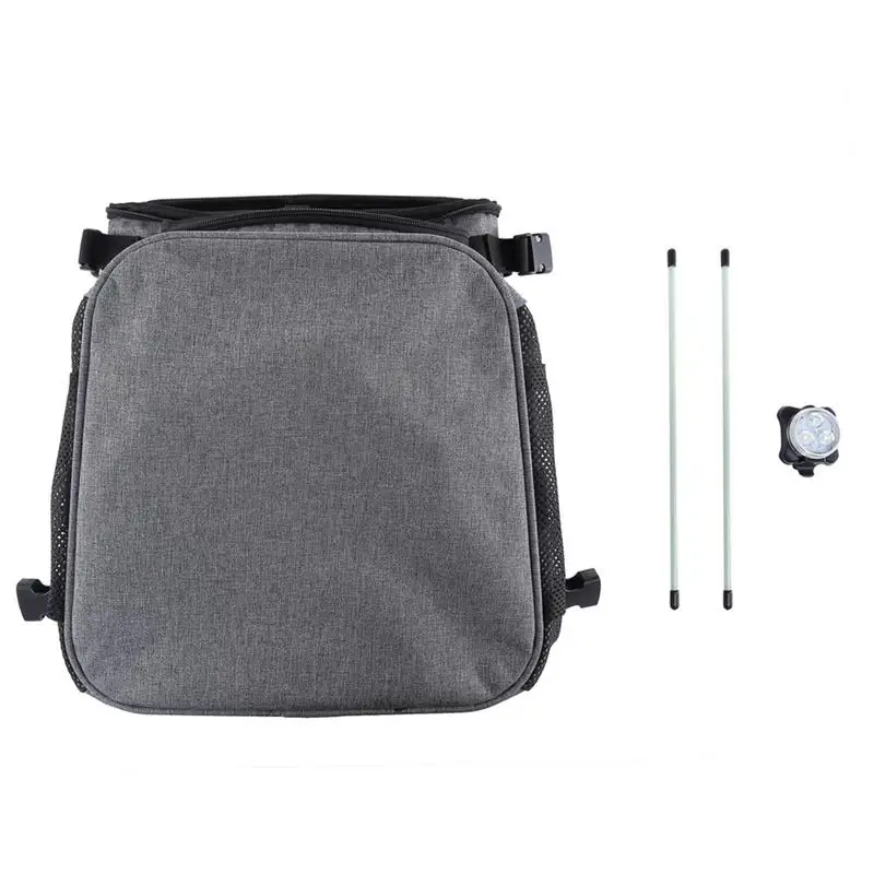 

Dual-use Dog Bike Basket Carrier Outgoing Breathable Bicycle Front Handlebars Pet Set Carrier Backpack Cycling Accessories