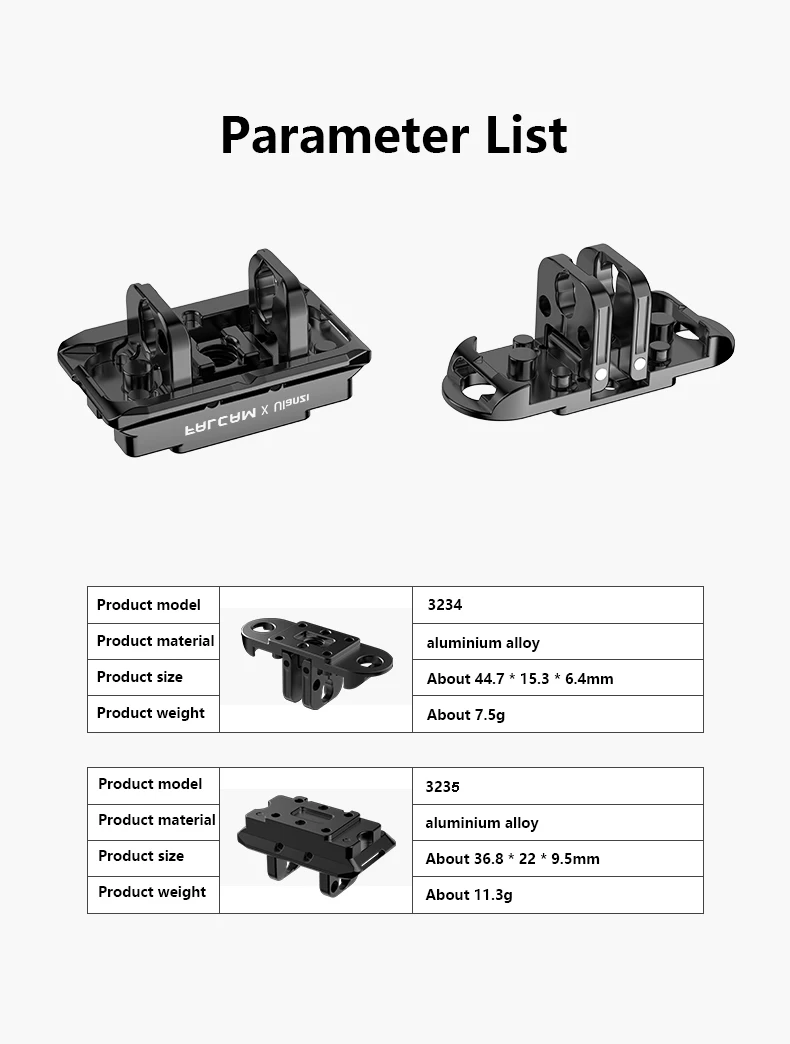 FALCAM F22 Base Magnética Para Gopro To Action-3235