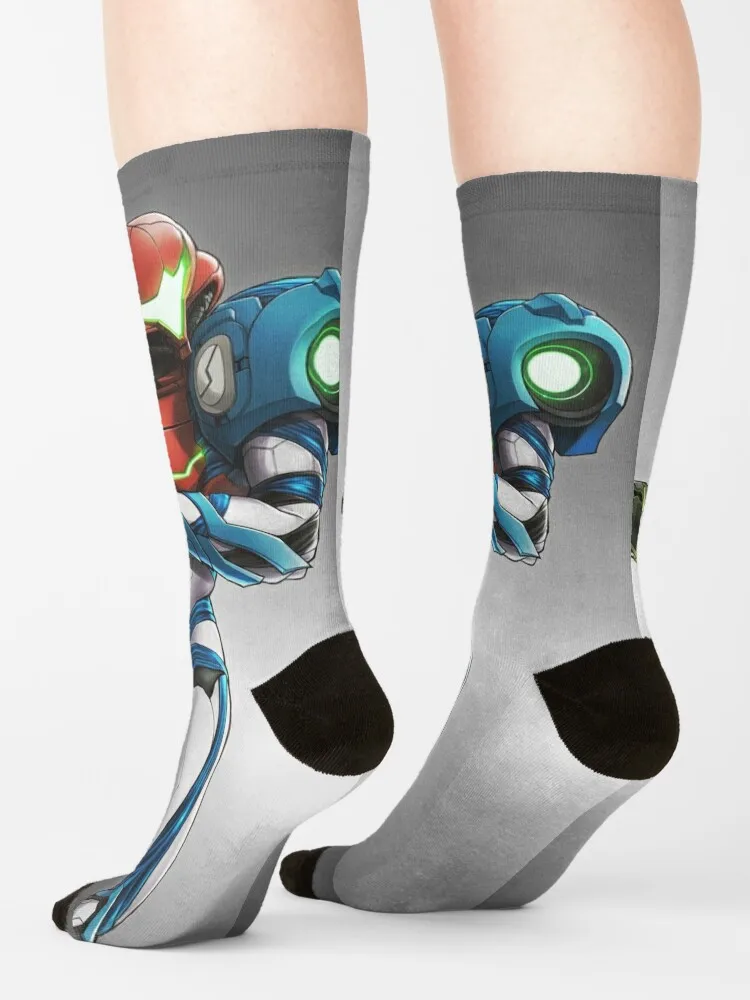 Samus (Metroid Dread) Socks shoes cycling socks basketball Socks with print Socks Men Women's