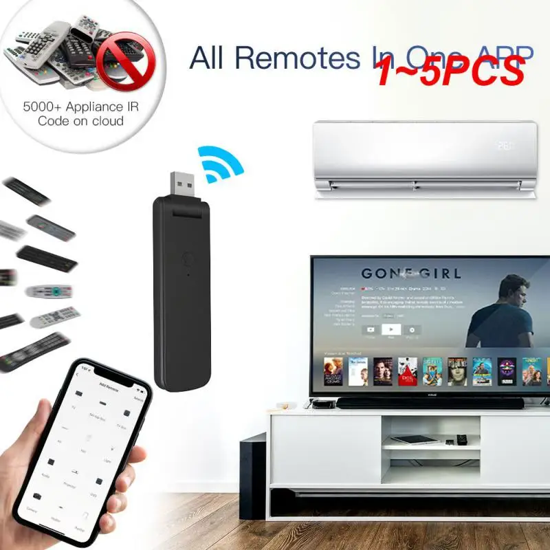 

1 ~ 5 шт. пульт дистанционного управления Tuya WiFi + ИК USB универсальный пульт дистанционного управления бытовая техника смарт-контроллер работает с Alexa