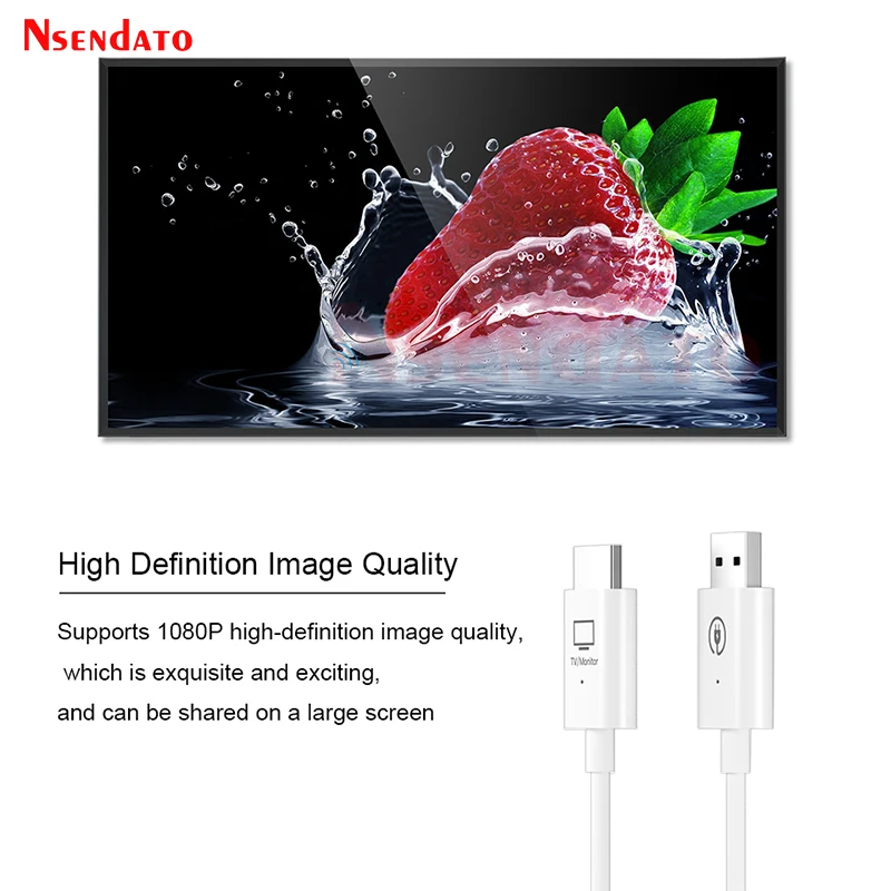 50M HDMI Wireless Video Transmitter Receiver Extender Kit HDMI TV Stick Dongle Adapter For Casting Mirroring TV PC Monitor