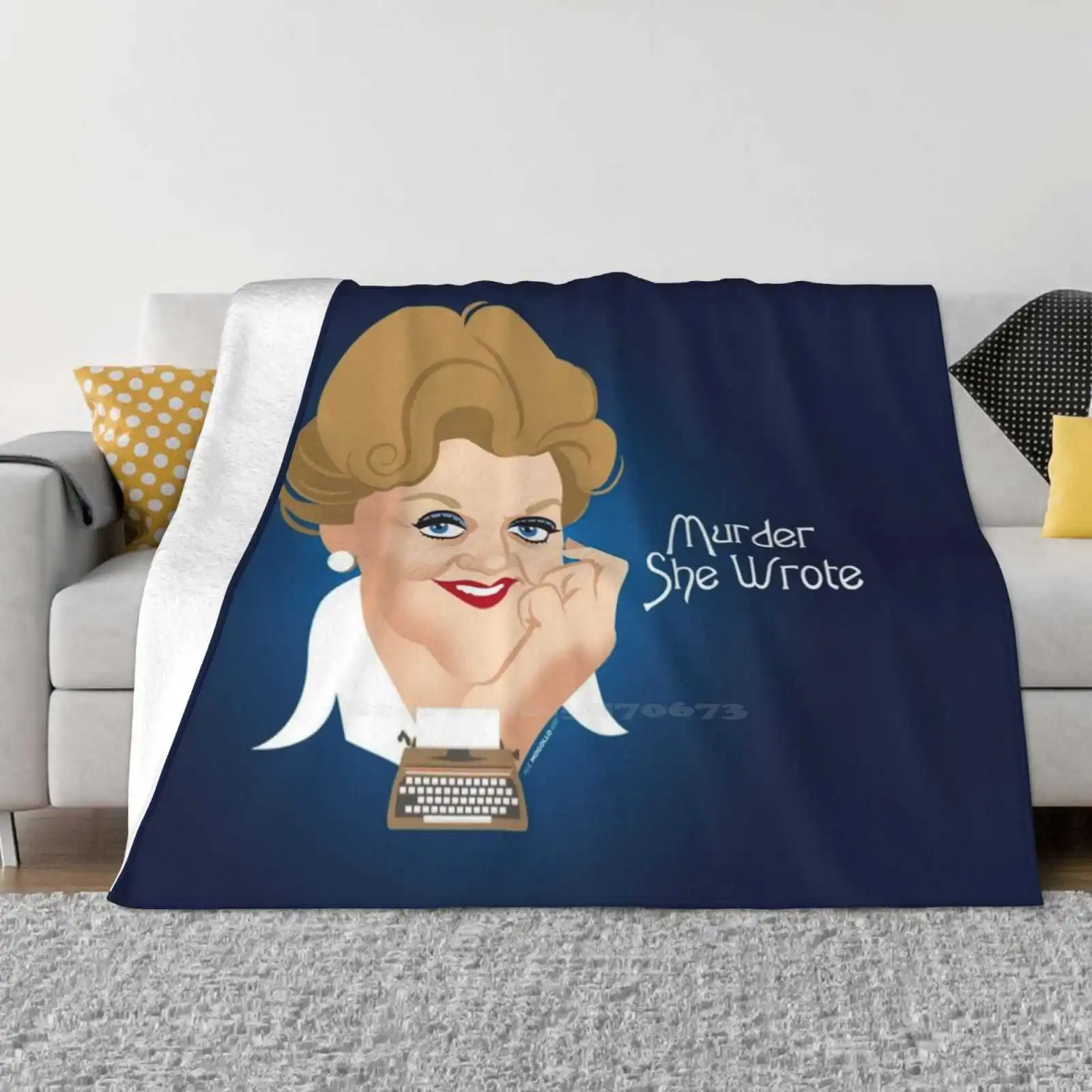 

Murder Blanket Soft Warm Travel Portable Blanket Murder She Wrote Classic Tv Alejandro Mogollo Art Alemogolloart