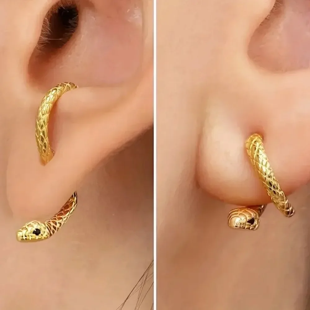 Animal Shapes Ear Studs Exquisite Gothic Snake Earrings Retro Fashion Punk Studs Earring Accessories Jewelry Girl